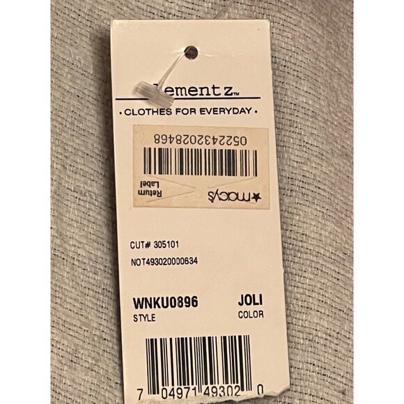 NWT Elementz 3X Pink & Black Wavy Stripe Top Plus Comfy Casual USA - Picture 12 of 12